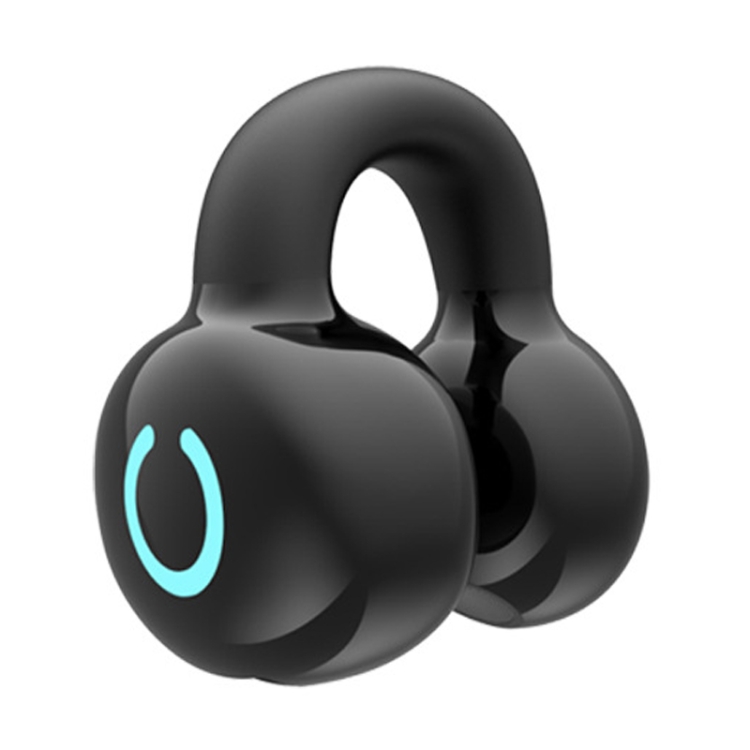 Z28 ワイヤレスイヤークリップ型片耳Bluetooth 5.3イヤホン(ブラック
