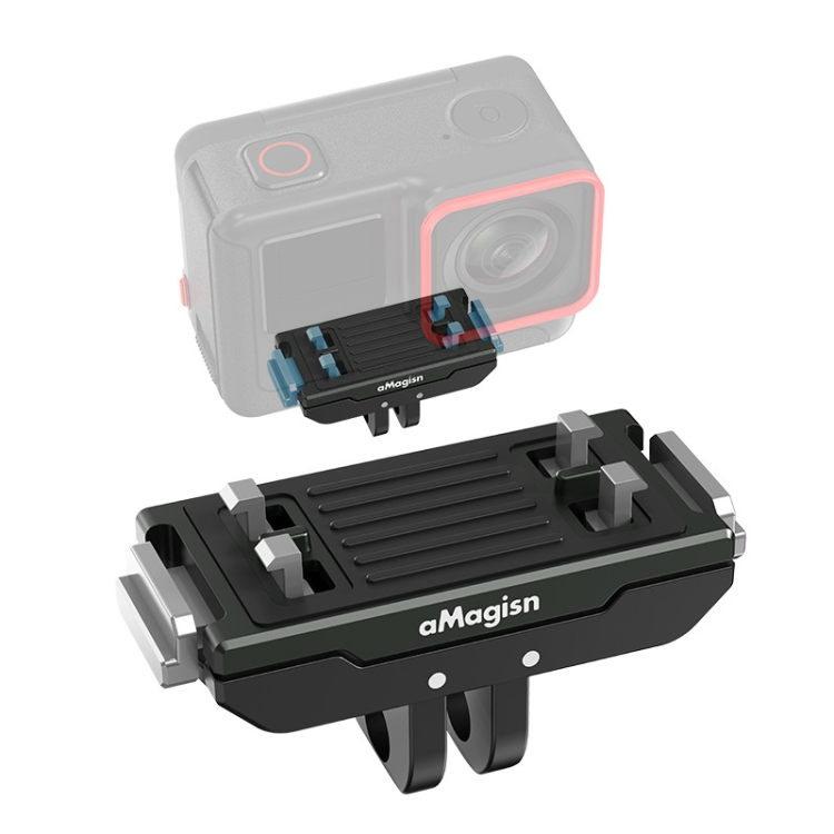 Base Magnética Liberación Rápida Para Insta360 Ace/Pro – Soporte De Aluminio De 16g