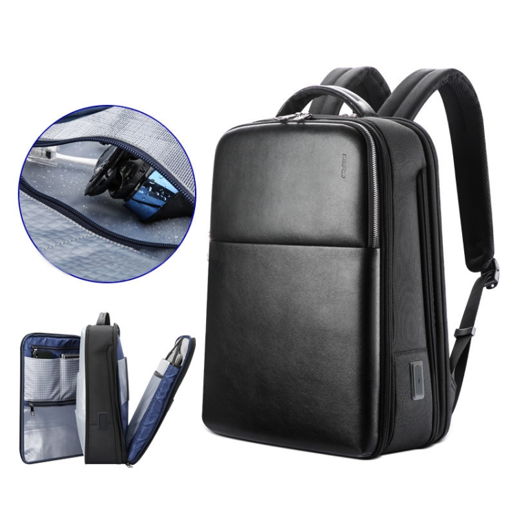 bopai backpacks for 13 laptop Water Resistant Anti-Theft Travel Backpack (Black) GlobalBees Shop featuring an advanced breathable massage design that ensures comfort Bopai 61-18911 Large Capacity Waterproof