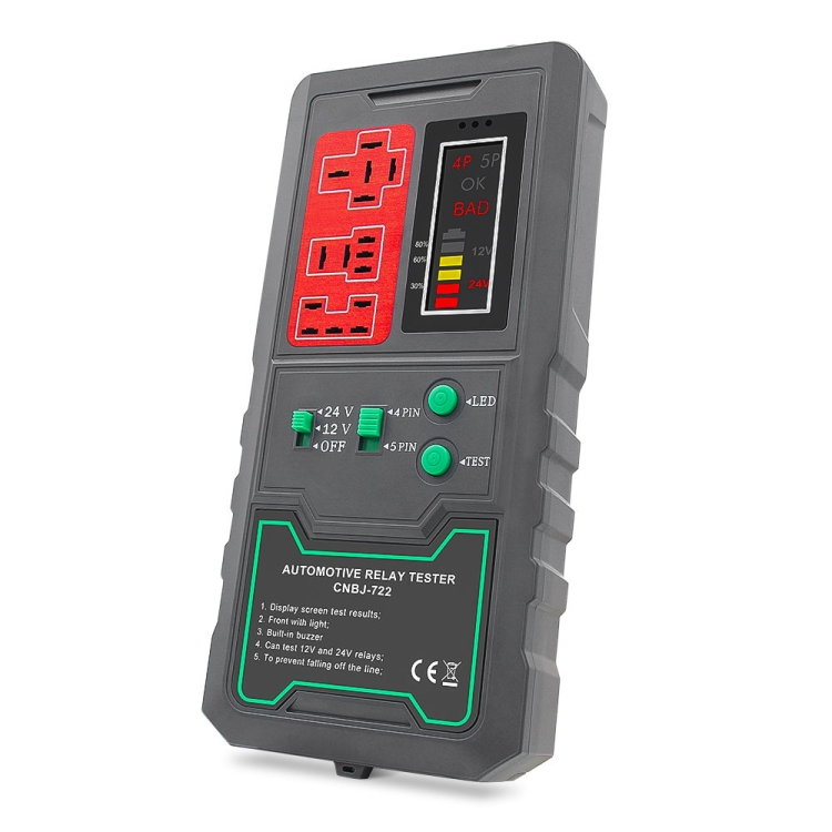 ZPY 4/5 Pin 12V Automotive Relay Tester – Handy Diagnostic Tool For Car Relays