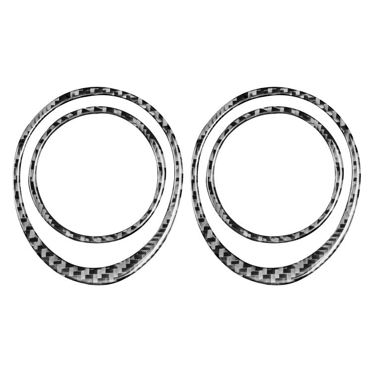 For 2011-2015 Mercedes-Benz Smart Fortwo 4pcs /Set Side Air Vent Stickers(Black)