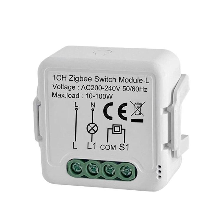 ZigBee3.0 Neutral Live Wire 2CH Smart On/Off Switch Voice Remote ...