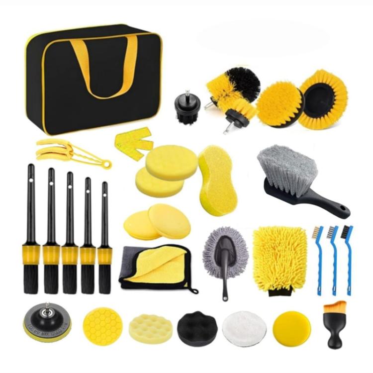 32pcs-set-car-cleaning-kit-car-wash-supplies-including-towel-sponge-brush