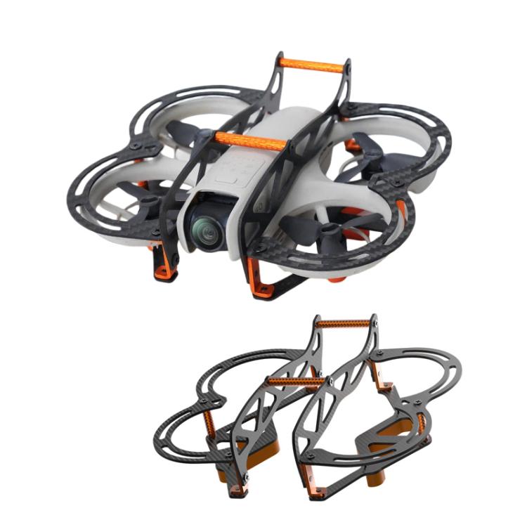 For DJI Neo RCSTQ Full Carbon Fiber Anti-collision Armor Crash Protection Bumper Guard(Orange)
