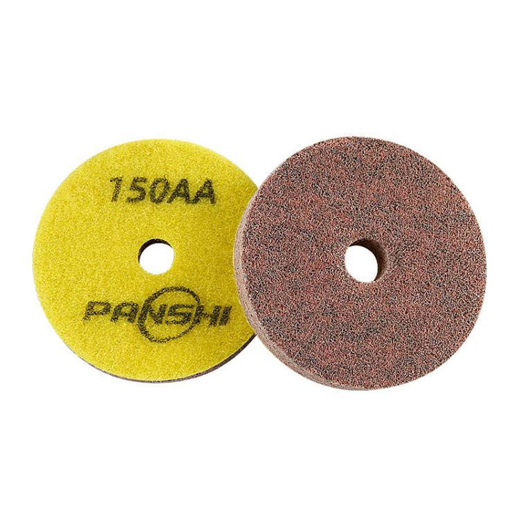 PANSHI Sponge Fiber Marble Wet Polishing Pad Thickened Stone Grinding Pad, Spec: 3 inch 80mm 150AA