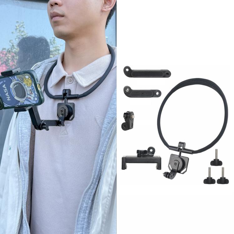 POV Neck Mount For Cell Phone & Action Camera Quick-Release Neck Holder ...