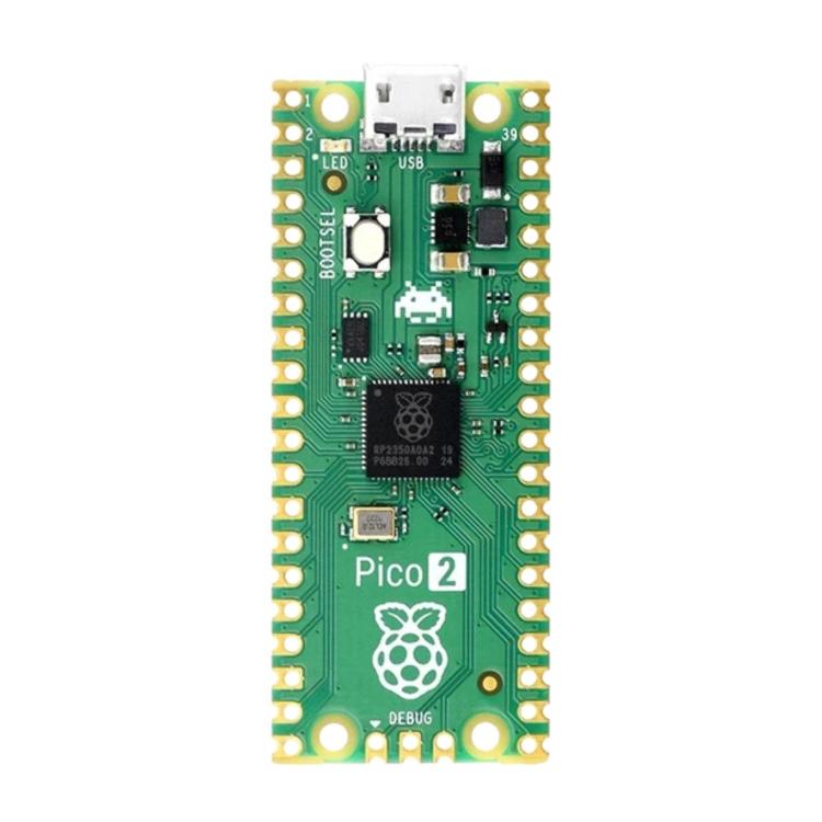 Waveshare For Raspberry Pi Pico 2 Microcontroller Board Based On Official RP2350 Chip Dual-Core & Dual-Architecture Design, Spec: Original
