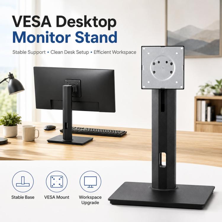 Waveshare 34443 VESA Desktop Monitor Stand For 21.5~ 27inch Monitors ...