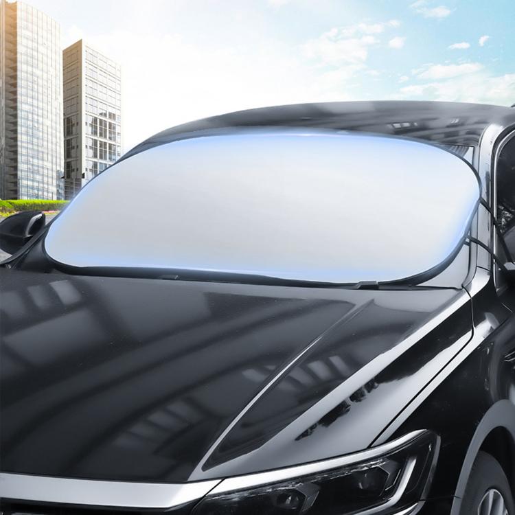 Silver Coated Car Front Windshield Sunshade Vehicle Heat Insulation Sun Shield, Size: 140 x 80cm