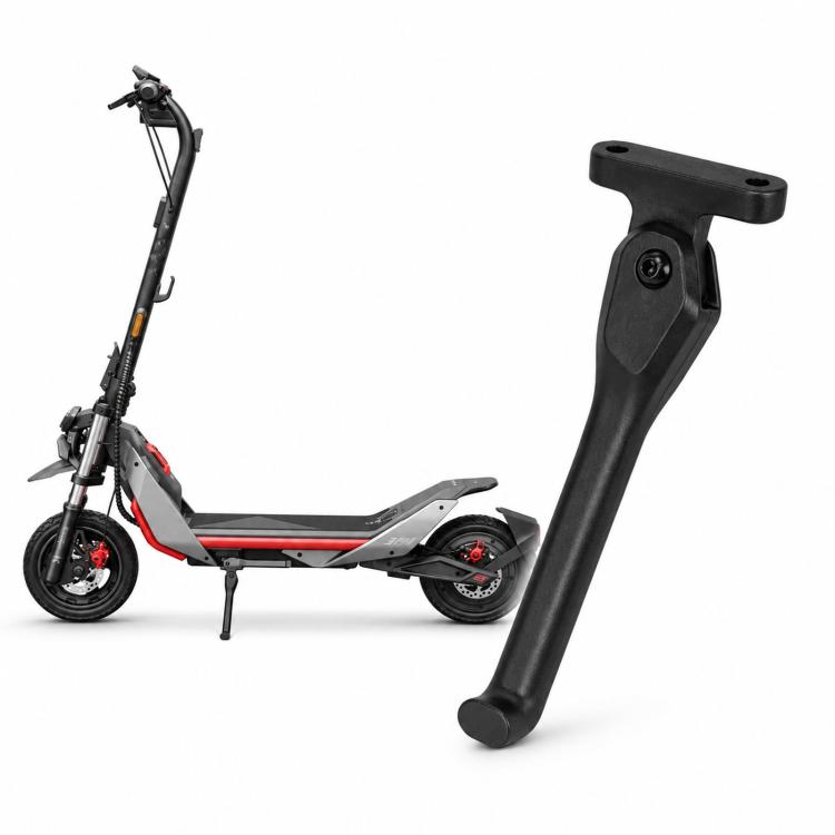 For Segway Ninebot ZT3 Scooter Kickstand Metal Side Support Parking Stand Foot Bracket Assembly(Black)