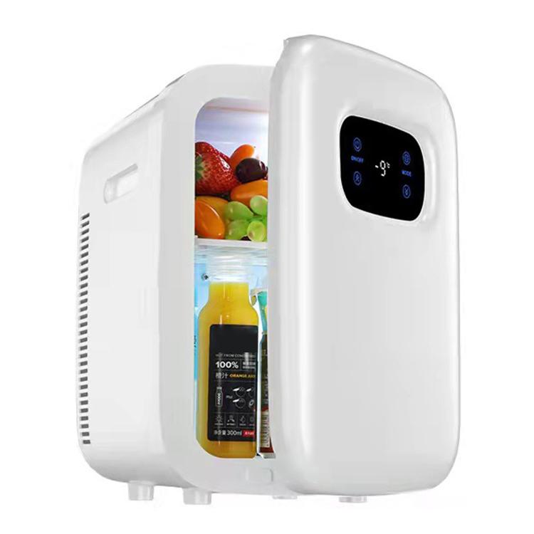 Kaijixiong Dual Core 20L Mini Digital Display Car Fridge Portable Silent Refrigerator For Car & Home Use US Plug