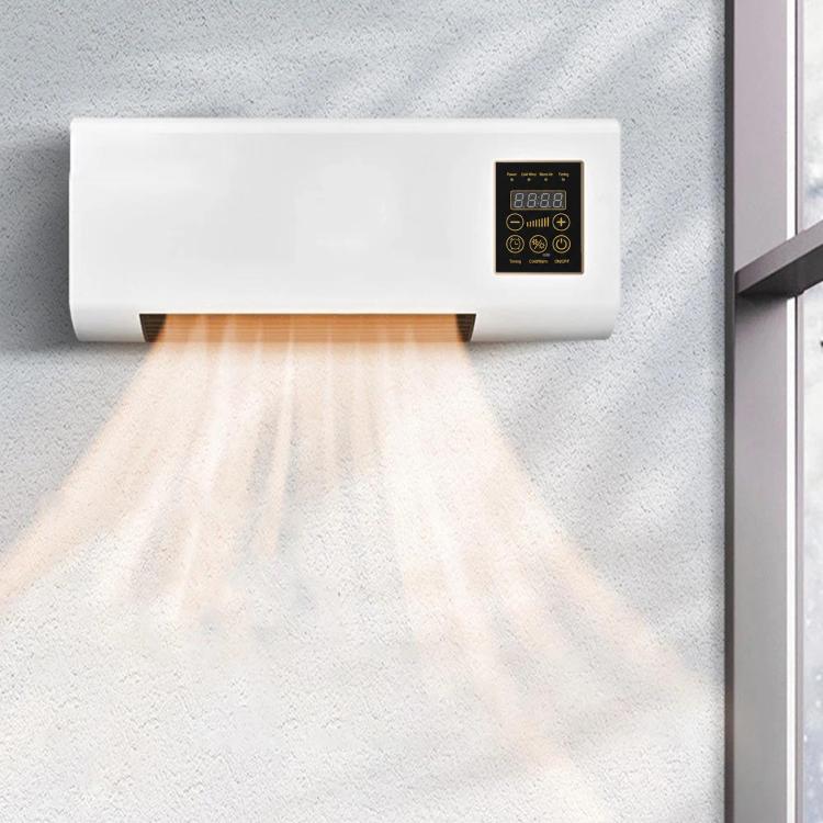 Wall Mounted Air Conditioner Fan Household Cooling & Heating Fan Electric Heater EU Plug