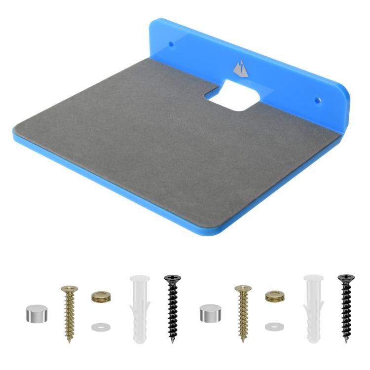TXEsign Universal Acrylic Wall Mount Small Medium Bluetooth Speaker Floating Shelf Bracket Holder(Blue)
