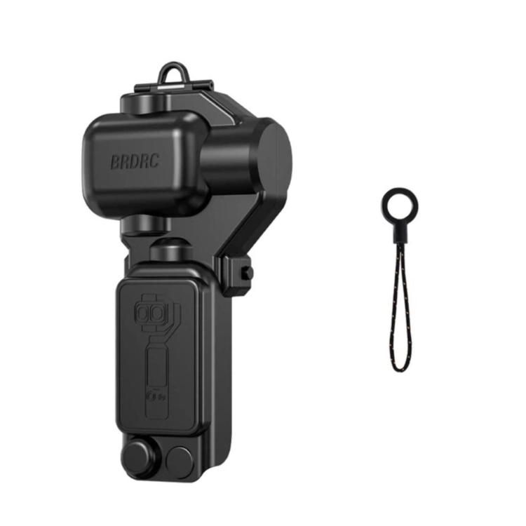 For DJI Osmo Pocket 4P BRDRC Lens Screen Dustproof Protective Case(Black)