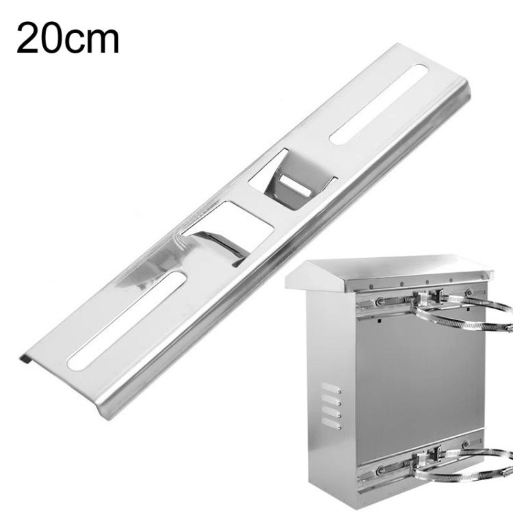 20cm Stainless Steel Pole Mount Bracket Heavy Duty Crossbar for Electrical Junction Box