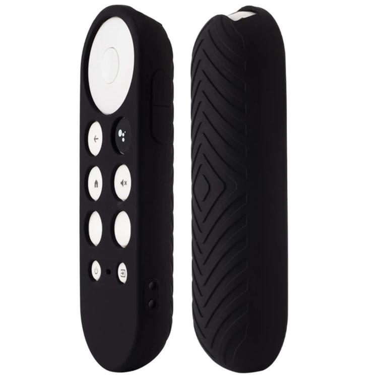 For Google TV 2022 Remote Control Full Coverage Drop Protection Case(Black)