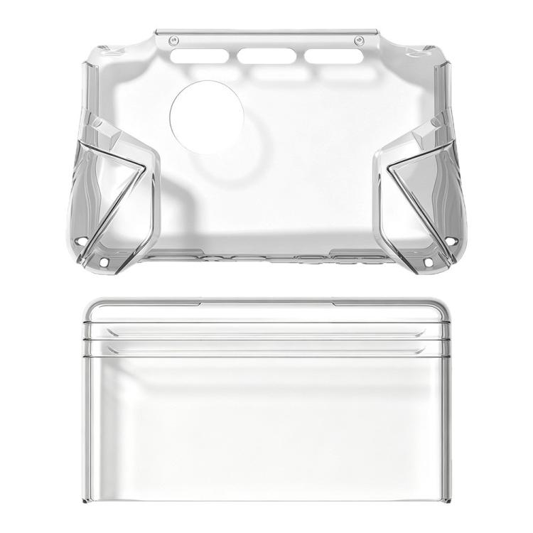 For AYN Thor Game Console Clear TPU Protective Case Soft Flexible Shell With Ergonomic Hand Grip(Transparent)