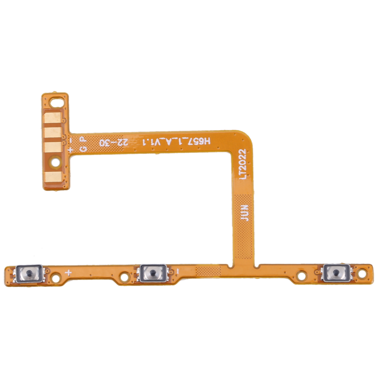 バンルビー For Infinix Hot 10 X682B X682C OEM Power Button & Volume