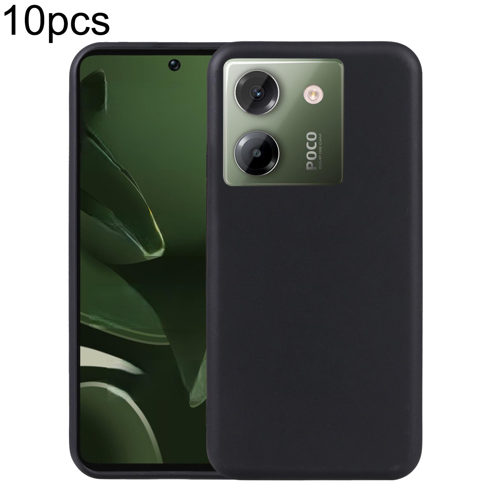 【Xiaomi】 POCO M7 Pro 5G Black + ケース付き For Xiaomi Poco M7 Pro 5G 10pcs TPU Phone Case(Black)