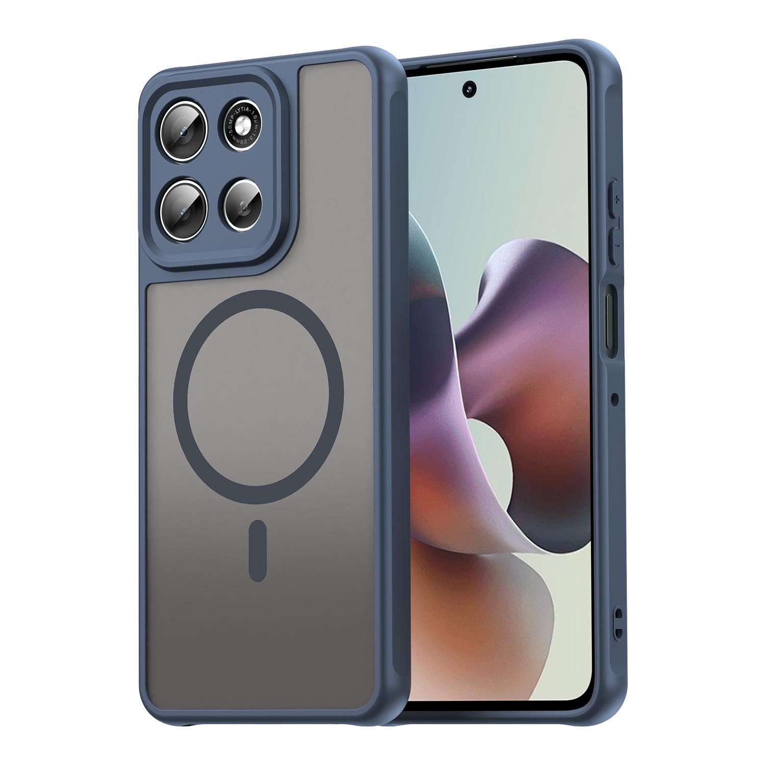 Motorola Moto G66j 5G Fan Dunシリーズ用 TPUハイブリッドPCフロスト 
