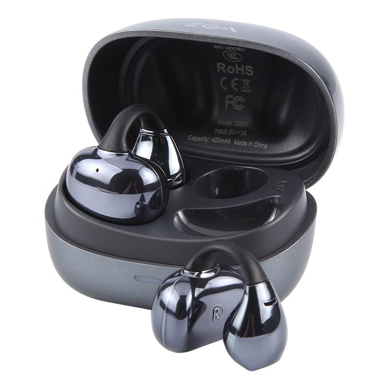 ZGA GS21 Ear Clip Wireless Bluetooth Earphones(Black)