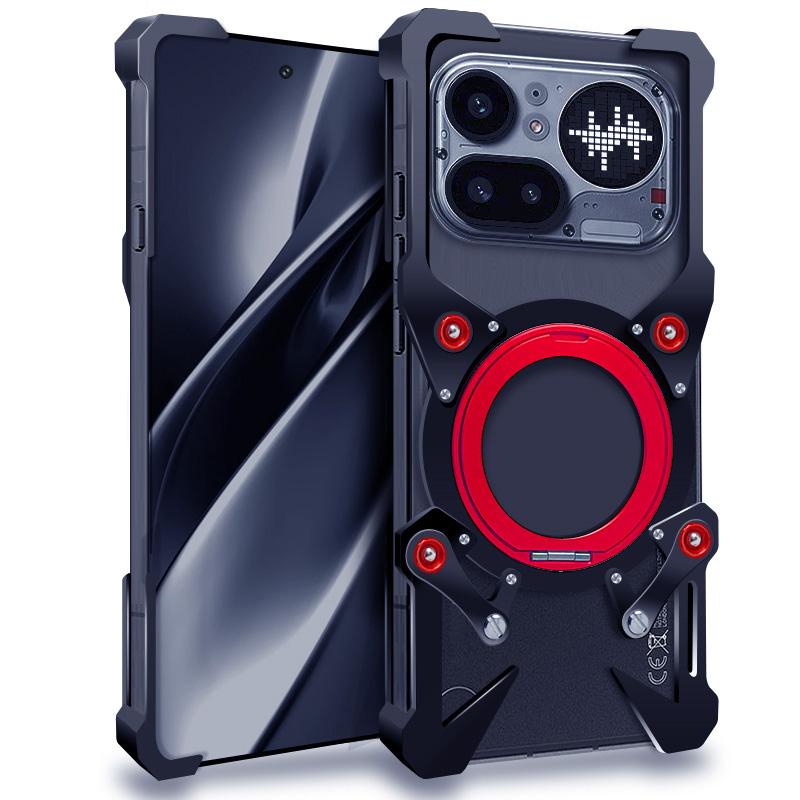 For Nothing Phone 4a Pro Rotating Bracket Hollow Metal