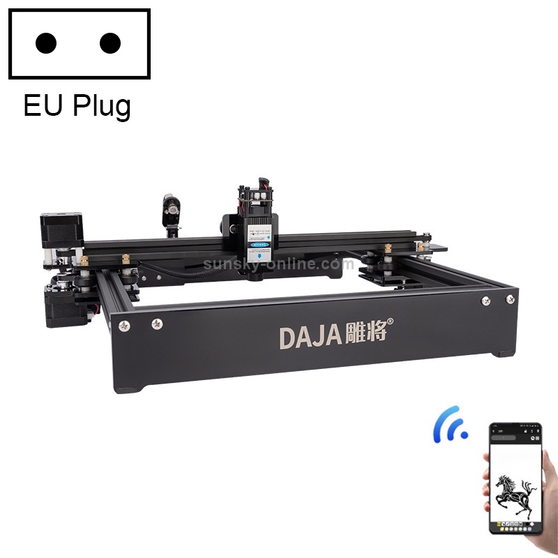 DAJA D3 3W 3000mW 23x28cm Engraving Area 360 Degrees Rotation Laser ...