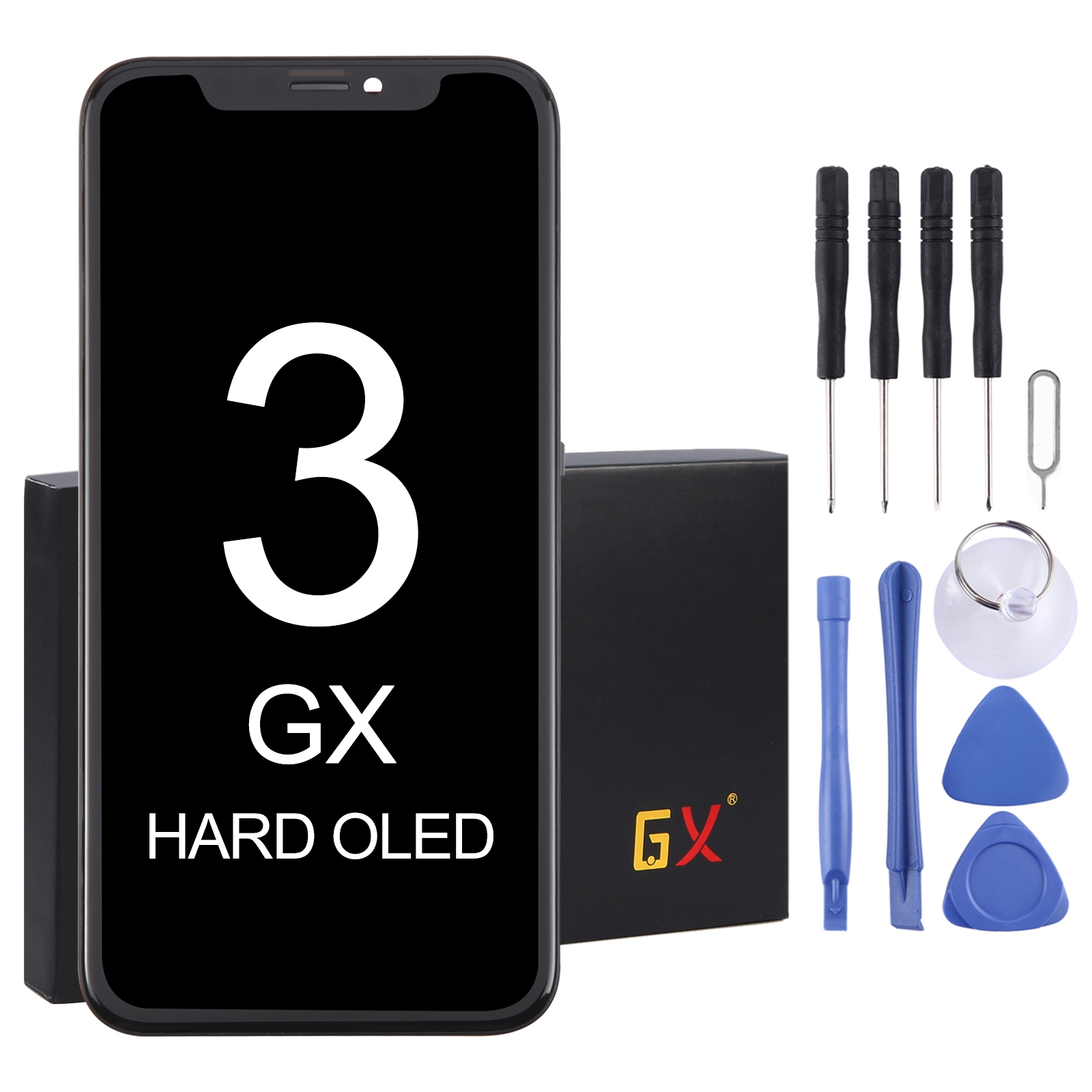 iPhone Ｘ GX Hard OLED Screen for iPhone X (Black)