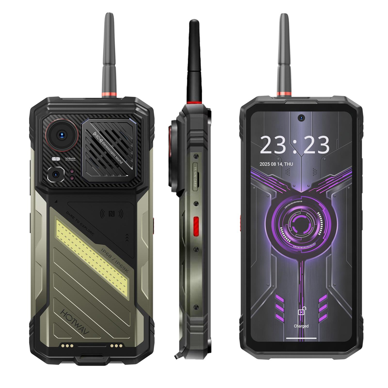 [HK Warehouse] HOTWAV Hyper 8 Ultra Walkie-talkie Rugged Phone, 12GB ...