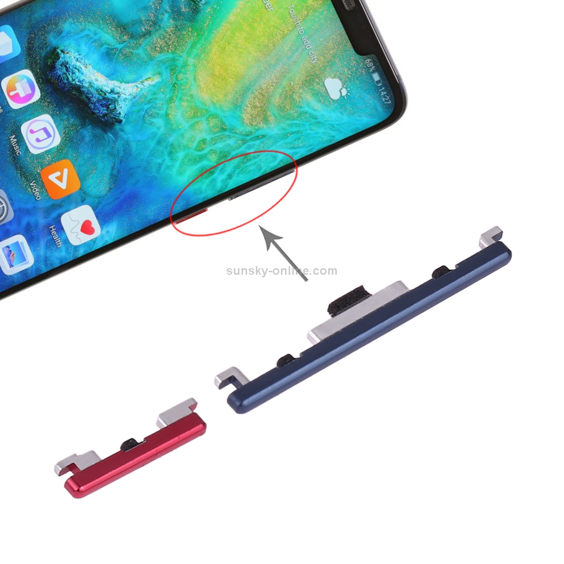 For Huawei Mate 20 Pro Power Button and Volume Control