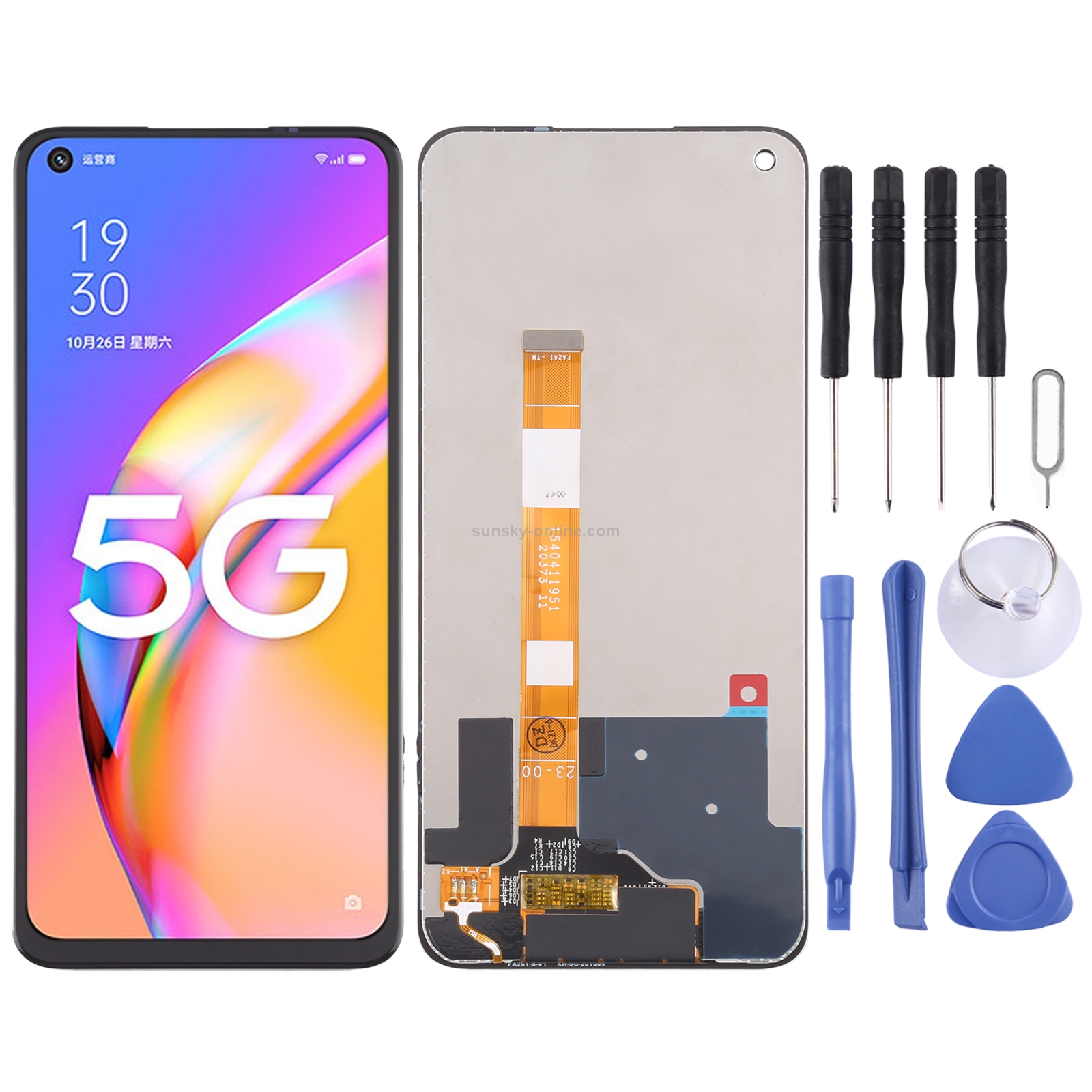 Original LCD Screen and Digitizer Full Assembly for OPPO A