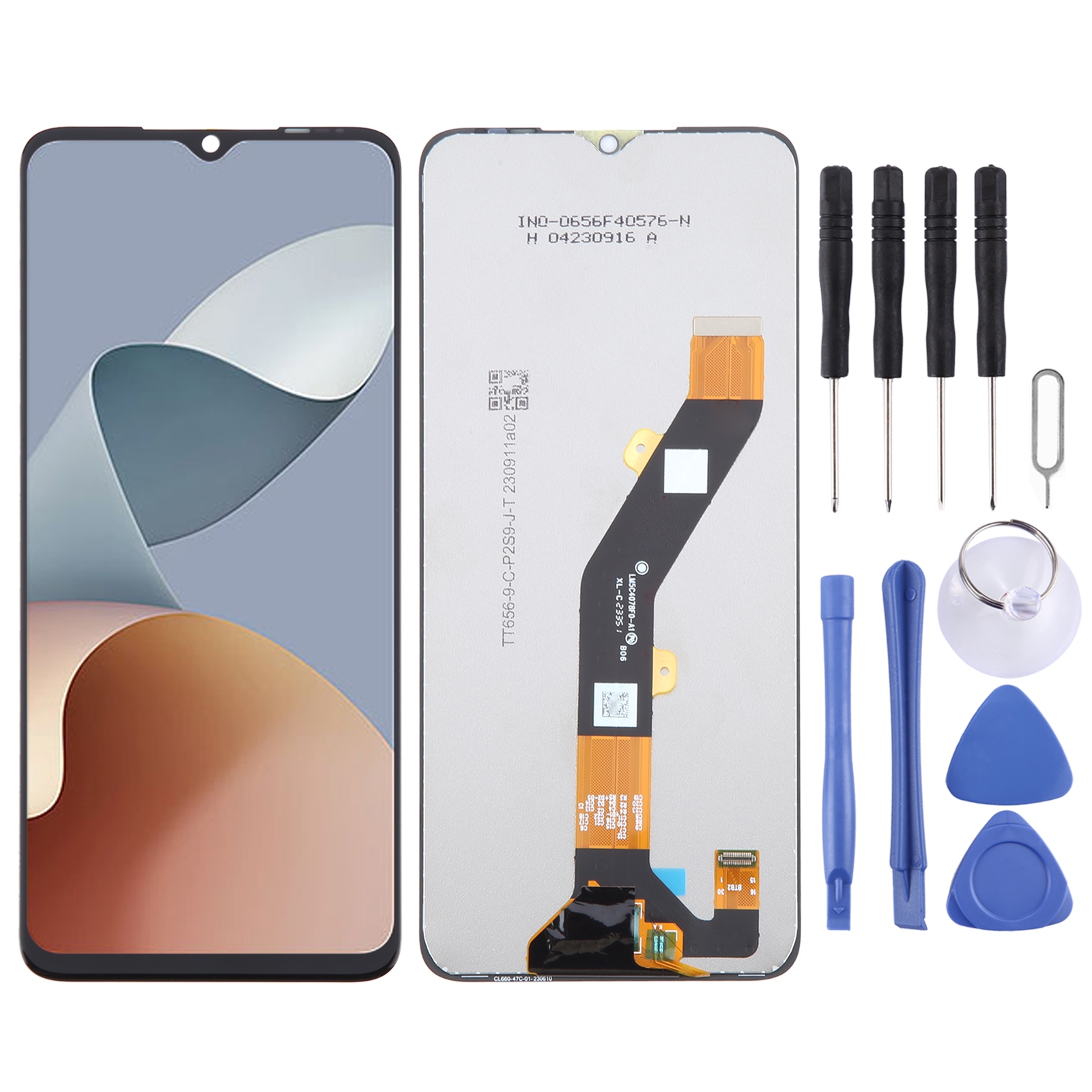 For ZTE Blade A34 LCD Screen with Digitizer Full Assembly (