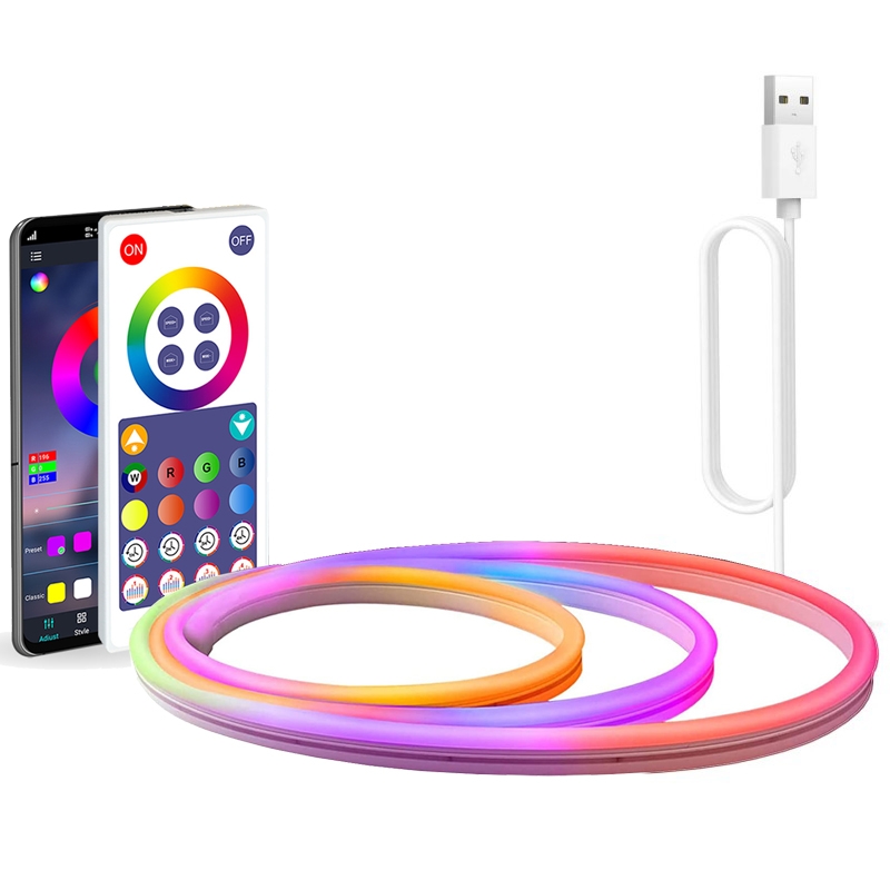 Tuya Rope Led NH021 Waterproof 3m TUYA WIFI Music Sync RGB Neon Rope Light