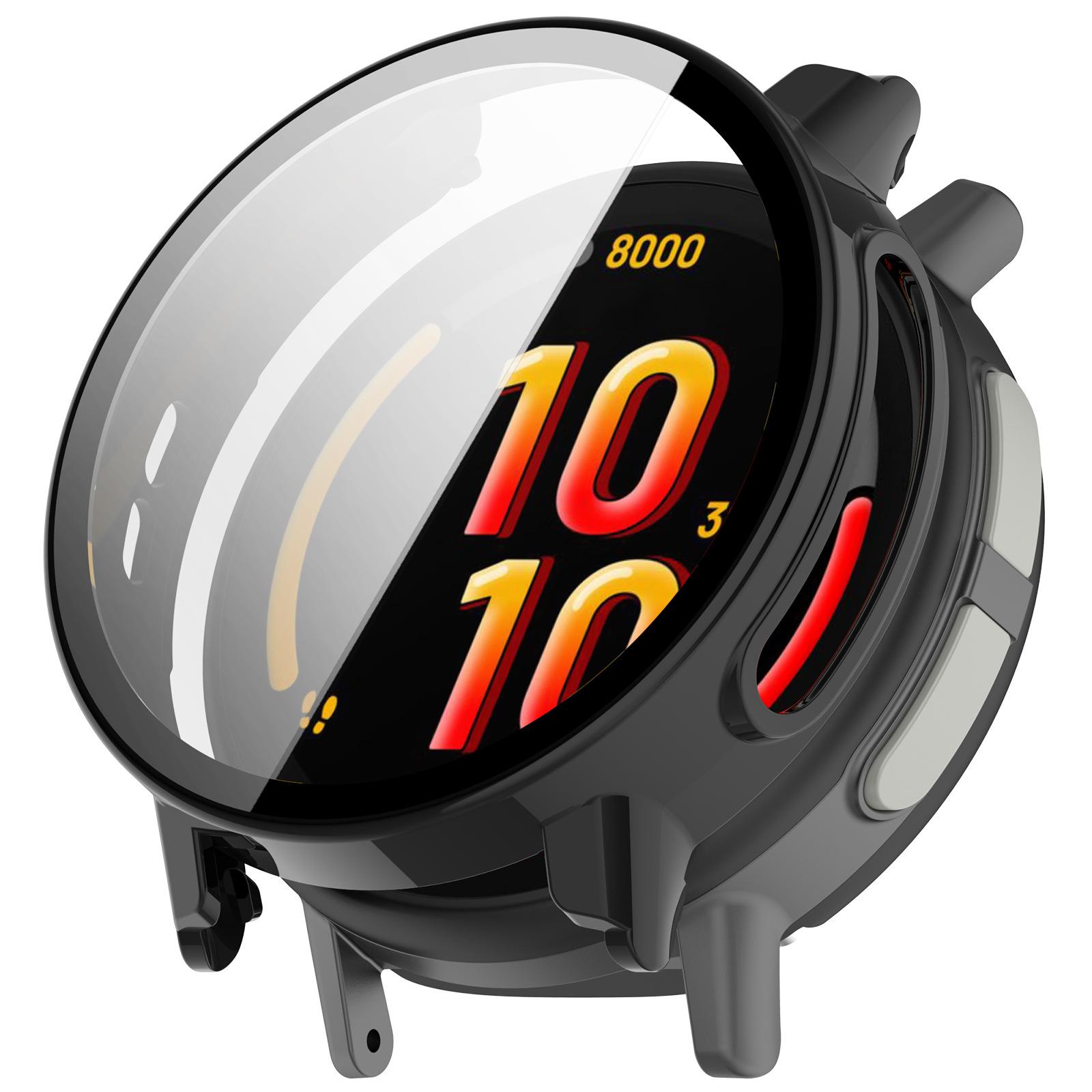 Pc Watch For Garmin Bounce 2 Tempered Film Integrated PC Watch Protective Case ...