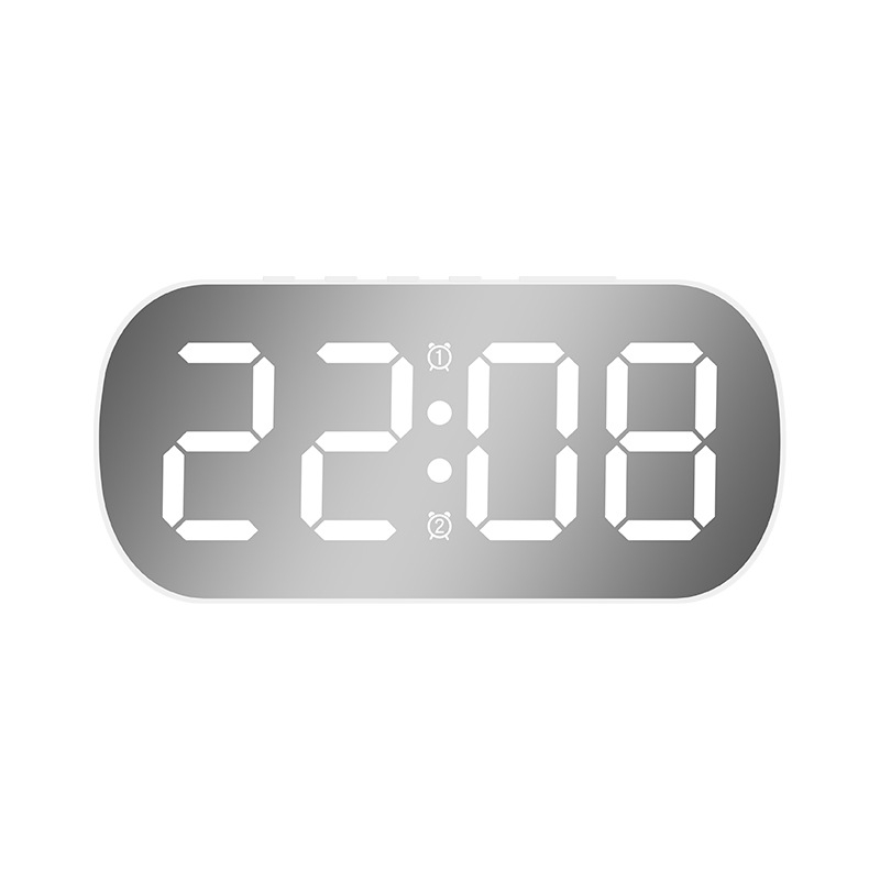 6637 LED Digital Display Temperature Electronic Clock